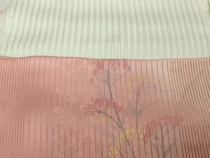 平和屋着物＊夏物 和装小物 帯揚げ10枚セット 絽 縦絽 紗　短冊花 桔梗 流水撫子 遠山 萩　金彩 丹後ちりめん　全て正絹 逸品 DABH2043zzz