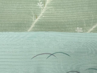 平和屋着物＊夏物 和装小物 帯揚げ10枚セット 絽 縦絽 絽縮緬 紗　籬萩 撫子 桔梗 七宝地紋 流水花地紋　全て正絹 逸品 DABH2048zzz