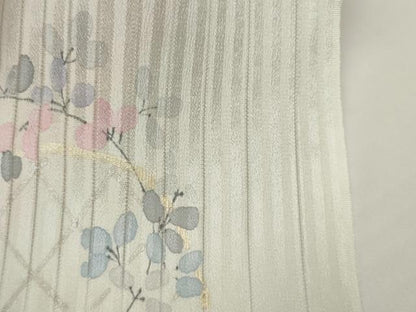平和屋着物＊夏物 和装小物 帯揚げ10枚セット 絽 縦絽 絽縮緬 紗　籬萩 撫子 桔梗 七宝地紋 流水花地紋　全て正絹 逸品 DABH2048zzz