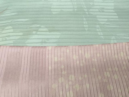 平和屋着物＊夏物 和装小物 帯揚げ10枚セット 絽 縦絽 絽縮緬　団扇 蝶 立波地紋 桔梗地紋 紫陽花地紋 霞紋紗　全て正絹 逸品 DABH2049zzz