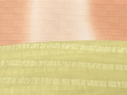 平和屋着物＊夏物　和装小物　帯揚げ10枚セット　絽 縦絽 紗　桔梗 芝 雪輪花　金彩　全て正絹　逸品　未使用　DABH2054zzz