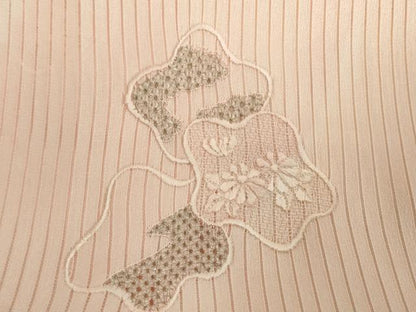 平和屋着物＊夏物　和装小物　帯揚げ10枚セット　絽 縦絽 絽縮緬 スワトウ刺繍　芝 瓢箪 蜻蛉 萩 桔梗　全て正絹 逸品 未使用　DABH2056zzz