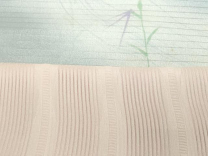 平和屋着物＊夏物　和装小物　帯揚げ10枚セット　絽 縦絽 絽縮緬　流水花 撫子 霞萩桔梗 立涌　全て正絹 逸品 未使用　DABH2057zzz