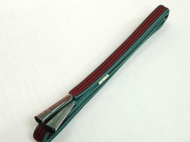 平和屋着物●和装小物　帯締め・帯揚げセット　流水　金彩　丹後ちりめん　逸品　未使用　DABH2065zzz
