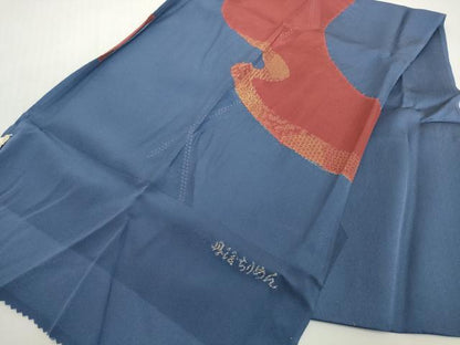 平和屋着物●和装小物　帯締め・帯揚げセット　流水　金彩　丹後ちりめん　逸品　未使用　DABH2065zzz