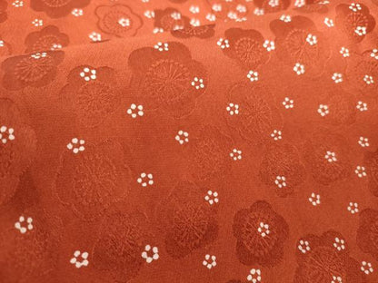 平和屋着物●和装小物　帯締め・帯揚げセット　梅地紋　小花　逸品　未使用　DABH2066zzz