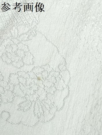 平和屋着物●和装小物　帯締め・帯揚げセット　法事用　雪輪花地紋　灰青色　逸品　未使用　DABH2069zzz