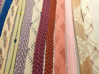 平和屋着物＊夏物　和装小物　帯締め20本セット　レース織　銀糸　逸品　DABH2071zzz