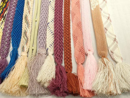 平和屋着物＊夏物　和装小物　帯締め20本セット　レース織　銀糸　逸品　DABH2071zzz