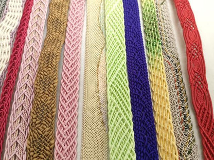 平和屋着物＊夏物　和装小物　帯締め20本セット　レース織　金銀糸　逸品　DABH2076zzz