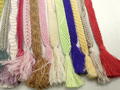 平和屋着物＊夏物　和装小物　帯締め20本セット　レース織　金銀糸　逸品　DABH2076zzz