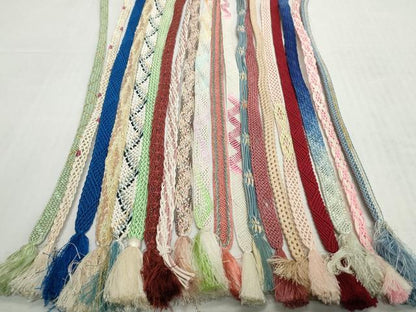 平和屋着物＊夏物　和装小物　帯締め20本セット　レース織　金糸　逸品　DABH2078zzz