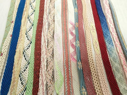 平和屋着物＊夏物　和装小物　帯締め20本セット　レース織　金糸　逸品　DABH2078zzz