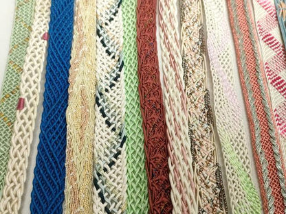平和屋着物＊夏物　和装小物　帯締め20本セット　レース織　金糸　逸品　DABH2078zzz