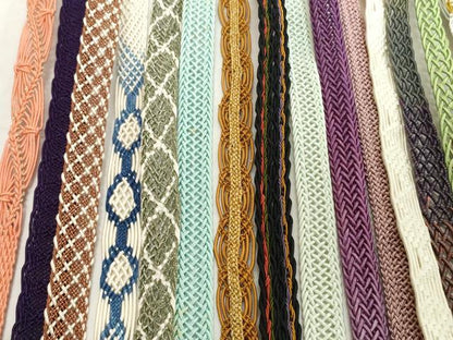 平和屋着物＊夏物　和装小物　帯締め20本セット　レース織　金糸　逸品　DABH2079zzz
