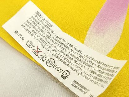 平和屋着物＊夏物　浴衣　反物　着尺　四季の本染　注染　蜻蛉　トンボ　綿　未使用　DABH2090zzz
