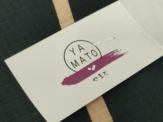 平和屋着物＊夏物　浴衣　反物　着尺　注染　立涌花文　撫子　黒地　やまと誂製　綿　逸品　未使用　DABH2105zzz