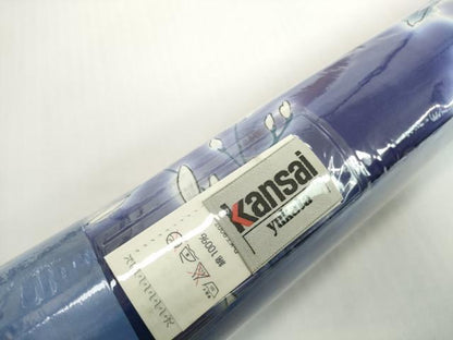平和屋着物＊夏物 世界的ファッションデザイナー　山本寛斎　kansaiブランド 浴衣 反物 着尺 草花文 綿 逸品 未使用 DABH2124zzz