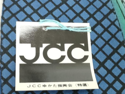 平和屋着物＊夏物 世界的ファッションデザイナー　山本寛斎　kansaiブランド 浴衣 反物 着尺 杜若 金彩 綿 逸品 未使用 DABH2127zzz