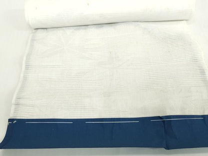 平和屋着物＊夏物　長襦袢　反物　着尺　霞楓紋紗　生成り色　麻　逸品　未使用　DABH2137zzz