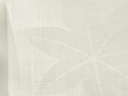 平和屋着物＊夏物　長襦袢　反物　着尺　霞楓紋紗　生成り色　麻　逸品　未使用　DABH2137zzz