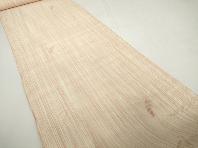 平和屋着物＊夏物　小紋　反物　着尺　翆繍　笹紋紗　逸品　未使用　DABH2138zzz