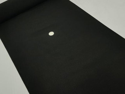平和屋着物＊夏物　黒紋付　黒反物　着尺　絽　五泉　本泥染黒　逸品　未使用　DABH2142zzz