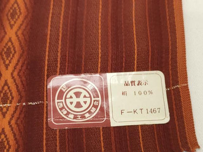 平和屋着物▼西陣　羽織・コート　雨コート　反物　羽尺　間道　ロング丈　12m　はっ水　逸品　未使用　DABH2181zzz