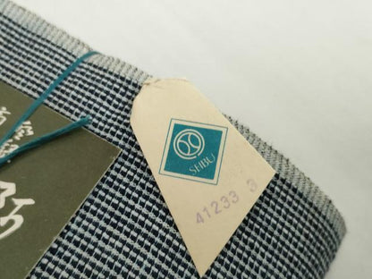 平和屋着物＊夏物　阿波しじら織　浴衣　反物　着尺　正藍　西武百貨店扱い　証紙付き　綿　逸品　未使用　DABH2216zzz