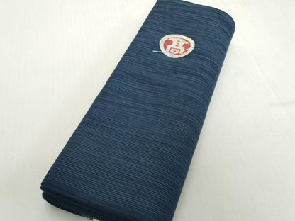 平和屋着物＊夏物　竺仙鑑製　浴衣　反物　着尺　縞　高島屋扱い　証紙付き　綿　逸品　未使用　DABH2219zzz