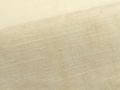平和屋着物▼紬　白生地　反物　着尺　生成り色　証紙付き　逸品　未使用　DABH2316zzz