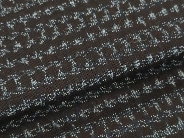 平和屋着物●久留米絣　反物　着尺　絣文様　綿　逸品　未使用　DABH2329zzz