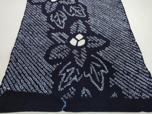 平和屋着物＊夏物　有松鳴海絞り　浴衣　反物　着尺　花繋ぎ　綿　逸品　未使用　DABH2347zzz