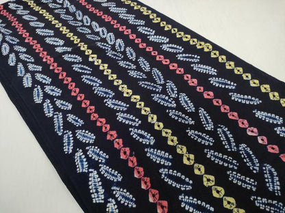 平和屋着物＊夏物　有松鳴海絞り　浴衣　反物　着尺　草葉間道　綿　逸品　未使用　DABH2348zzz