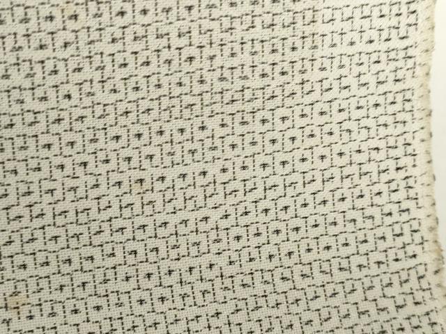 平和屋着物＊夏物　本場塩沢結城　夏塩沢　反物　着尺　110亀甲　証紙付き　逸品　未使用　DABH2372zzz