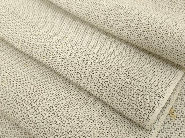 平和屋着物＊夏物　本場塩沢結城　夏塩沢　反物　着尺　110亀甲　証紙付き　逸品　未使用　DABH2372zzz