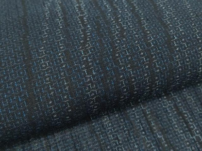 平和屋着物＊夏物　夏結城　反物　着尺　100亀甲　流線文　証紙付き　逸品　未使用　DABH2374zzz