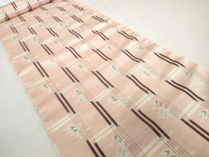 平和屋着物●本場琉球絣　紬　反物　着尺　証紙付き　逸品　未使用　DABH2409zzz
