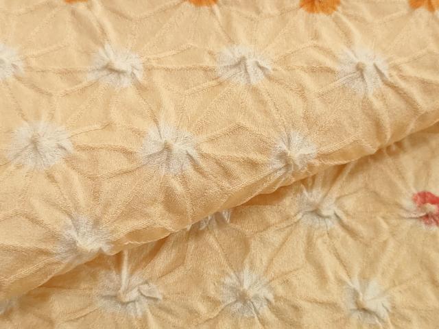 平和屋着物▼羽織・コート　反物　羽尺　湯のし前　総絞り　逸品　未使用　DABH2415zzz