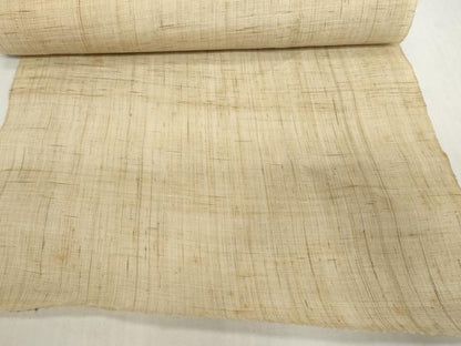 平和屋着物＊夏物　名古屋帯　帯反物　手描き　西瓜と夏虫　スイカ　麻　逸品　未使用　DABH2419zzz