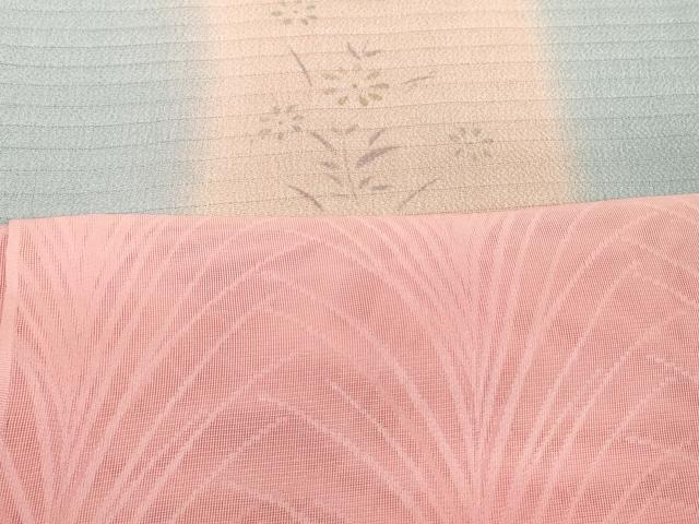 平和屋着物＊夏物　和装小物　帯揚げ10枚セット　絽 絽縮緬 縦絽 紗　桔梗地紋 団扇地紋 芝地紋　金糸　逸品　DABH2423zzz