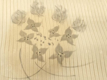 平和屋着物＊夏物　螺鈿作家　甲斐泰造　和装小物　帯揚げ10枚セット　絽 縦絽 絽縮緬　桔梗地紋 芝 蓮　金銀彩　逸品　DABH2425zzz