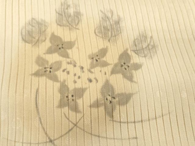 平和屋着物＊夏物　螺鈿作家　甲斐泰造　和装小物　帯揚げ10枚セット　絽 縦絽 絽縮緬　桔梗地紋 芝 蓮　金銀彩　逸品　DABH2425zzz