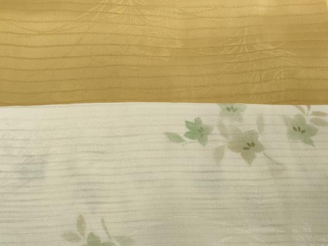 平和屋着物＊夏物　和装小物　帯揚げ10枚セット　絽 縦絽 絽縮緬　桔梗地紋 青海波 草花 菊地紋 萩　逸品　DABH2427zzz