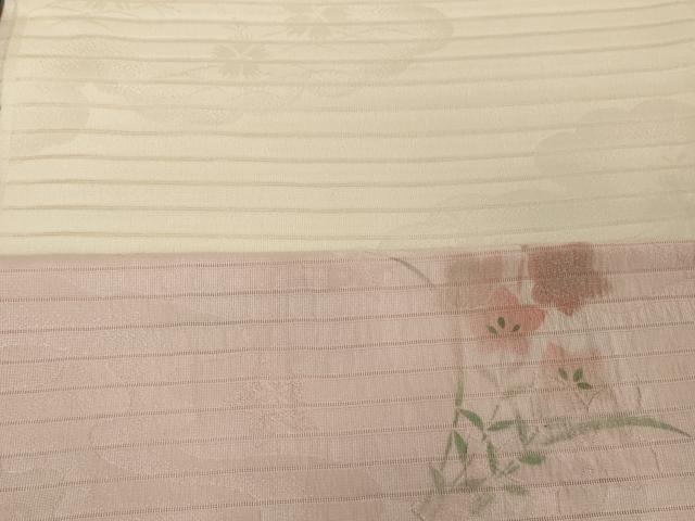 平和屋着物＊夏物　和装小物　帯揚げ10枚セット　絽 縦絽 紗　桔梗撫子 流水 雲芝地紋　逸品　DABH2428zzz