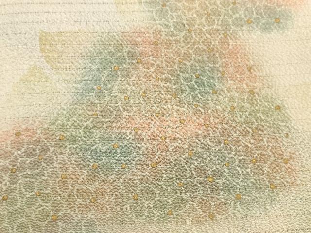 平和屋着物＊夏物　和装小物　帯揚げ10枚セット　絽 縦絽 絽縮緬　作家物　紫陽花 舞花 流水桔梗 撫子　金糸　逸品　DABH2435zzz