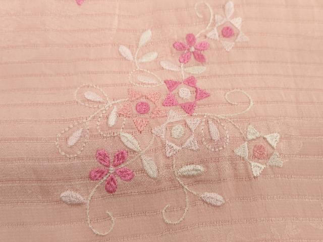平和屋着物＊夏物　和装小物　帯揚げ10枚セット　絽 縦絽　刺繍　花唐草 芝撫子 萩地紋 朝顔 蝶　逸品　DABH2436zzz
