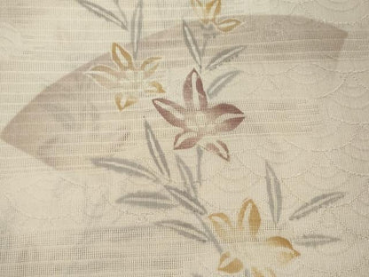 平和屋着物＊夏物　螺鈿作家　甲斐泰造　和装小物　帯揚げ10枚セット　絽 縦絽 紗　萩 蜻蛉 草花 花丸 流水 地紙桔梗　逸品　DABH2441zzz