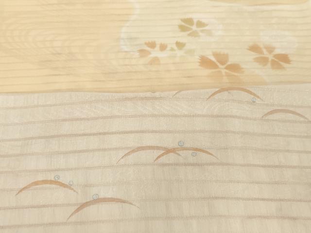 平和屋着物＊夏物　和装小物　帯揚げ10枚セット　絽 縦絽 絽縮緬　絞り　露芝 芒 流水撫子 雪輪重ね地紋 籬桔梗　金彩　逸品　DABH2442zzz
