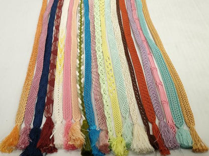 平和屋着物＊夏物　和装小物　帯締め20本セット　レース織　逸品　DABH2445zzz